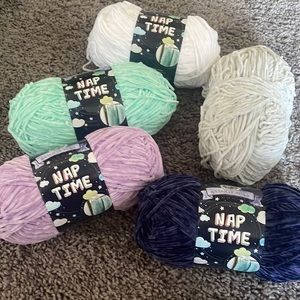Lion Brand Nap Time yarn bundle